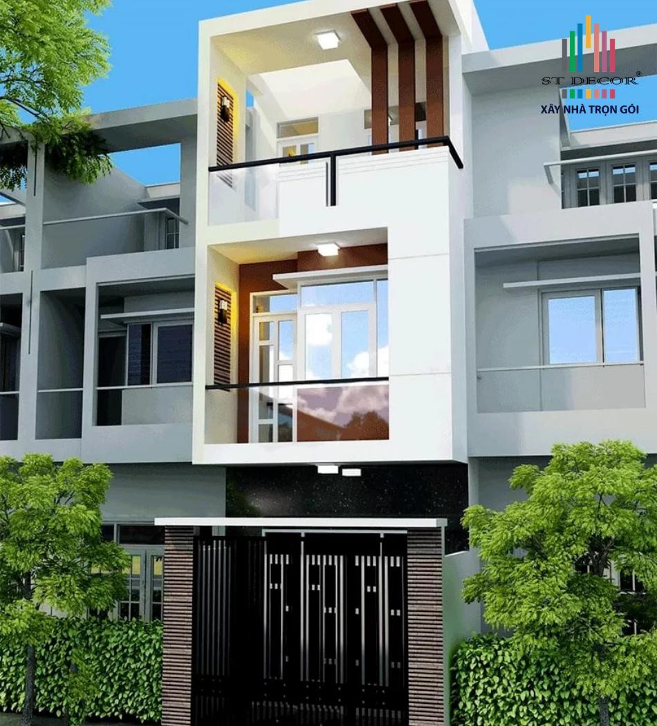 Xây nhà 3 tầng phong cách tân cổ điển