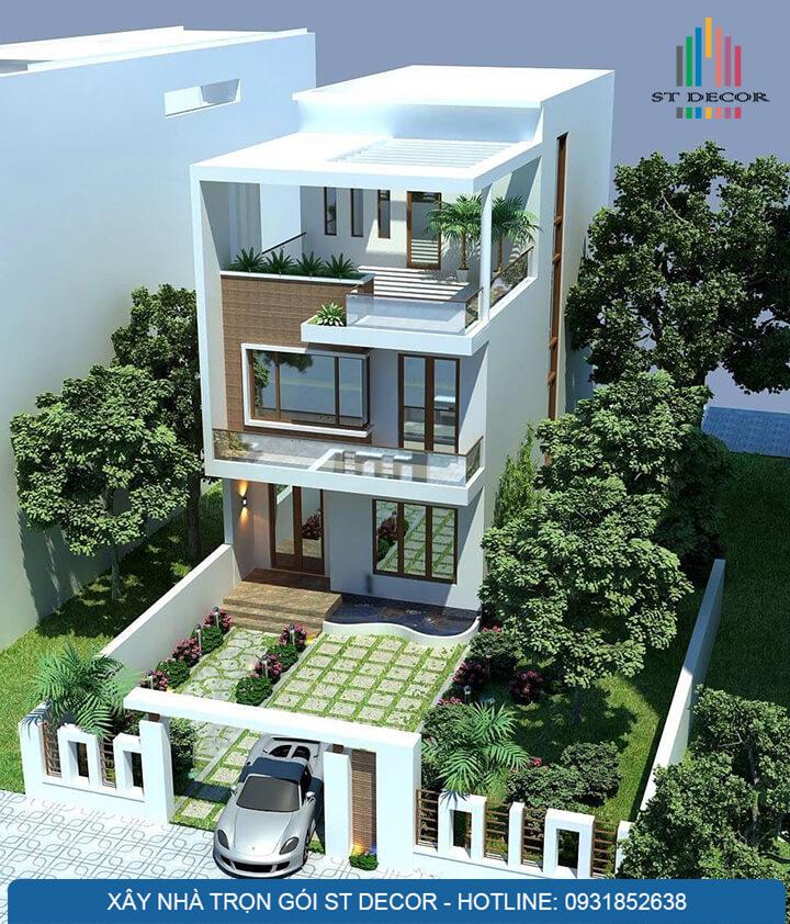 Quy định xây dựng nhà ở TPHCM về tính mật độ xây dựng nhà phố