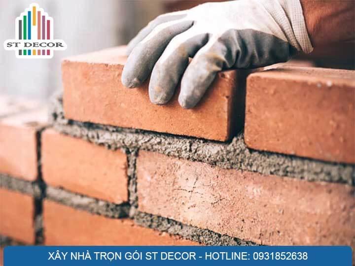 Cách tính vật liệu xây 1m2 tường tốn bao nhiêu viên gạch?