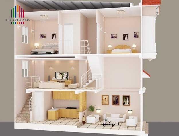 Xây nhà 2 tầng 600 triệu ở nông thôn cần chú ý điều gì ?