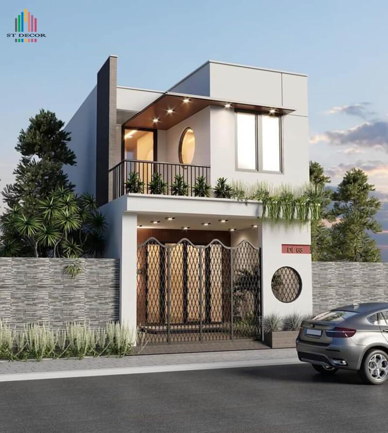 Một số mẫu xây nhà 2 tầng 600 triệu ở nông thôn