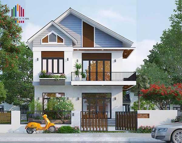 Mẫu nhà 2 tầng giá rẻ đẹp