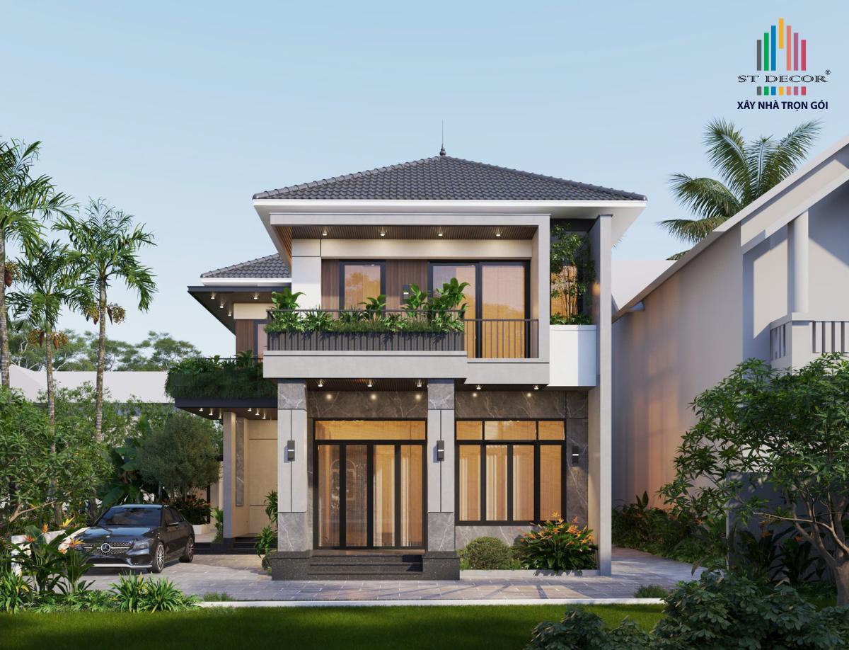Tính tổng diện tích xây dựng