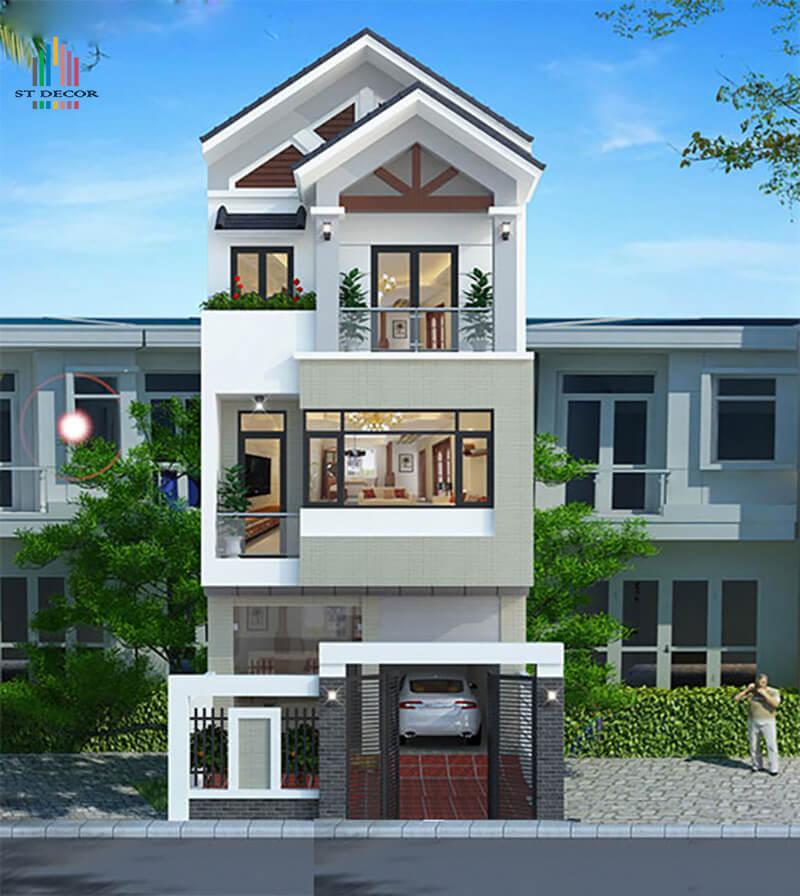 Phong cách thiết kế khi xây nhà 3 tầng giá 800 triệu