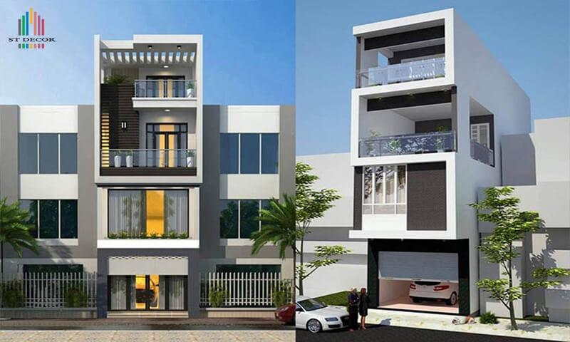 Cách tính diện tích xây phần móng nhà 4 tầng 50m2