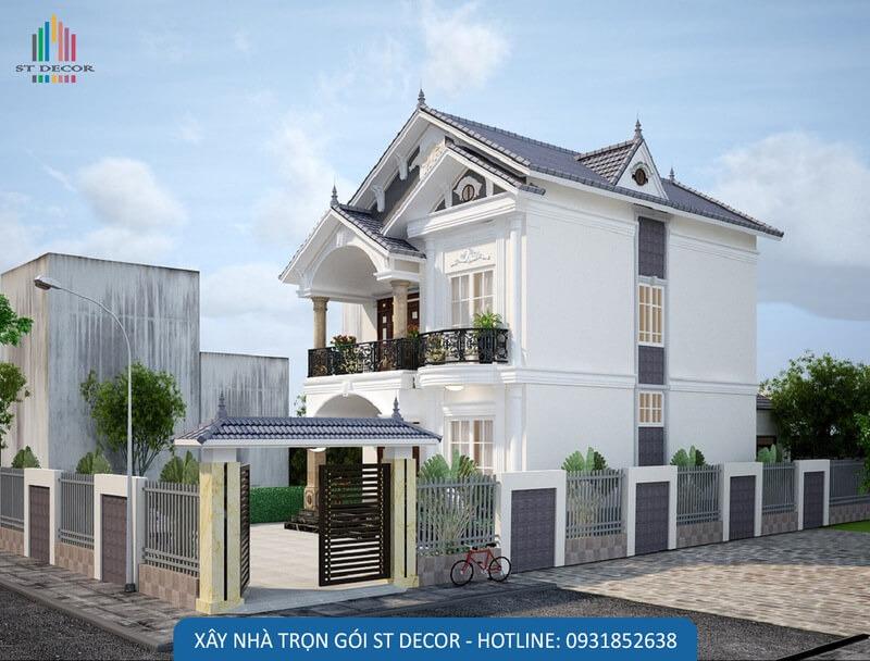 Mẫu nhà cấp 4 mái thái 3 phòng ngủ, phù hợp với gia đình từ 4 - 6 người