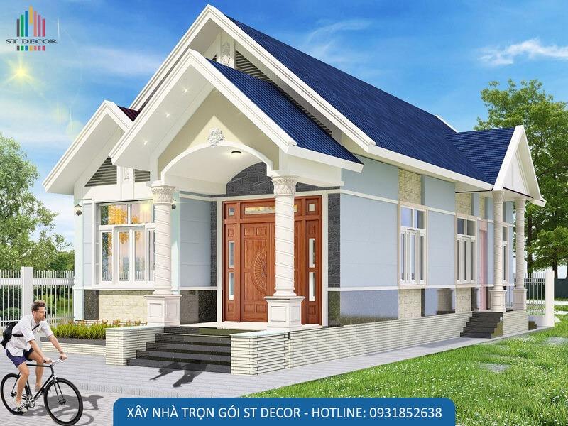Chi phí xây dựng nhà cấp 4 mái thái với 100m2