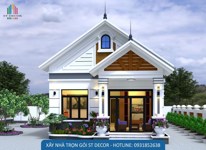 Đặc điểm mẫu nhà cấp 4 mái thái 100m2 được yêu thích ở nông thôn