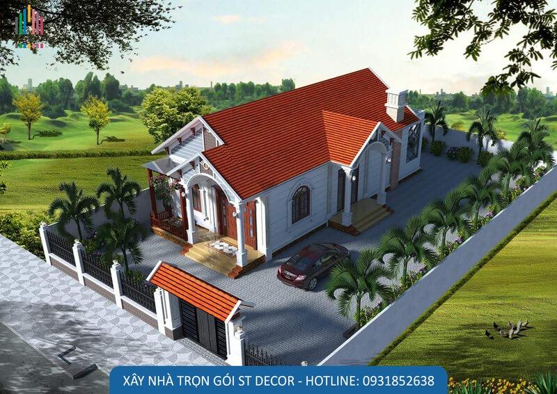 Những lưu ý khi xây nhà cấp 4 mái thái 100m2