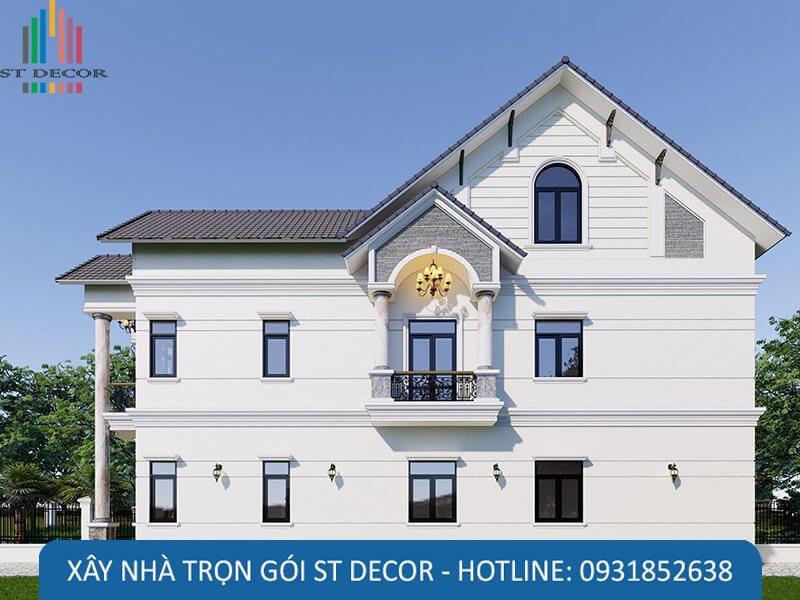 Mẫu nhà ống mái thái 1 trệt 1 lầu đẹp, được nhiều người lựa chọn
