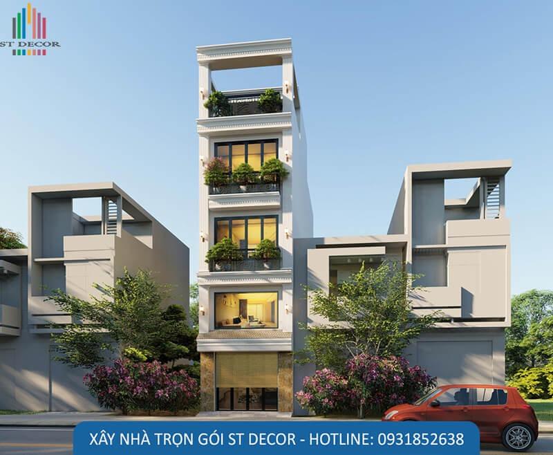 Top 10+ mẫu nhà 1 trệt 1 lửng 2 lầu sân thượng đẹp nhất hiện nay