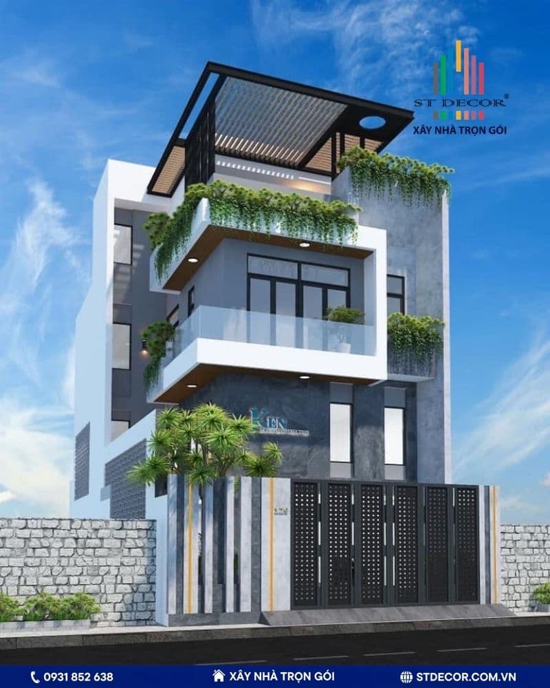 Mẫu thiết kế nhà đẹp tại Bình Dương phong cách hiện đại đang được yêu thích hiện nay