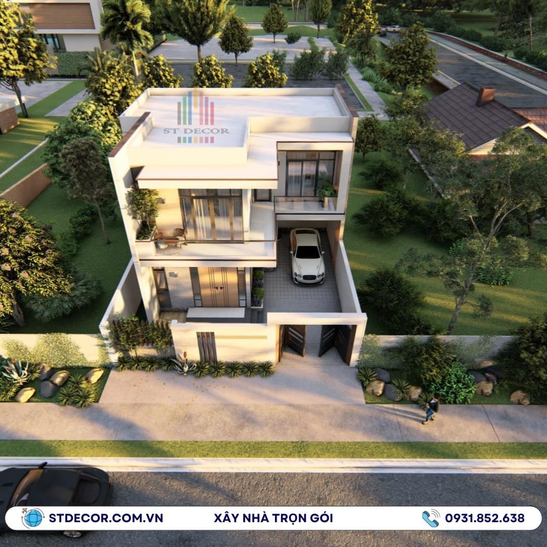 Mẫu thiết kế nhà đẹp Bình Dương dạng biệt thự sẽ ưu tiên lối thiết kế không gian mở