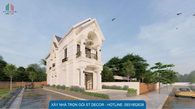 Thiết kế nhà tân cổ điển độc đáo