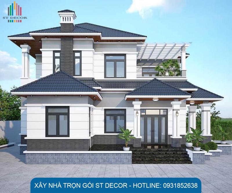 50+ Mẫu nhà 1 trệt 1 lầu đẹp được ưa chuộng nhất 2026