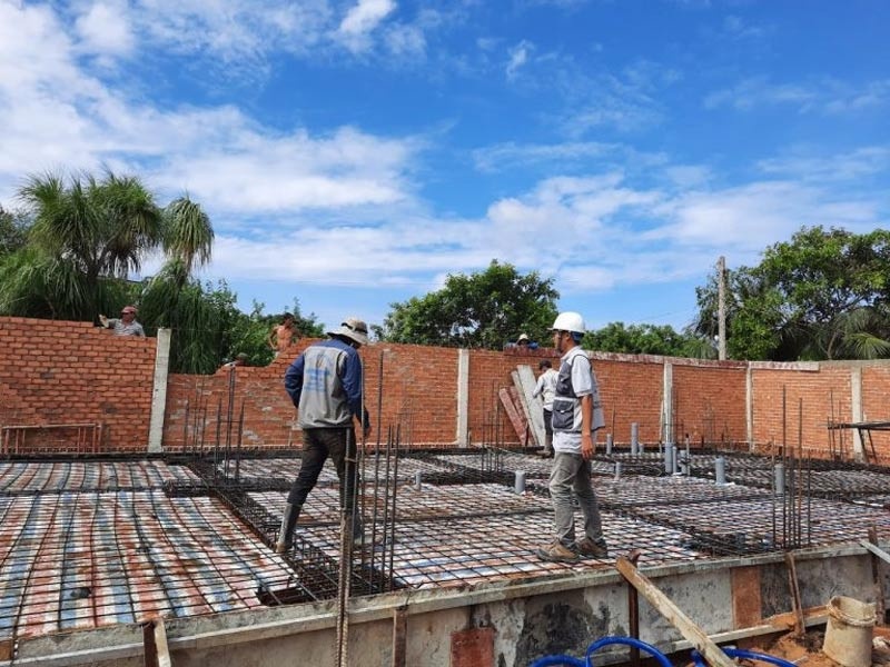 Quá trình xây dựng nhà ở cho khách hàng tại Phú Mỹ