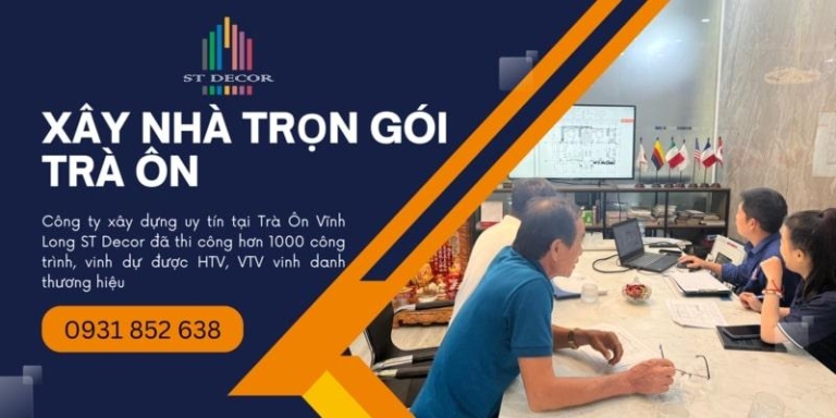 Bảng báo giá xây nhà trọn gói Trà Ôn cập nhật mới nhất 2026