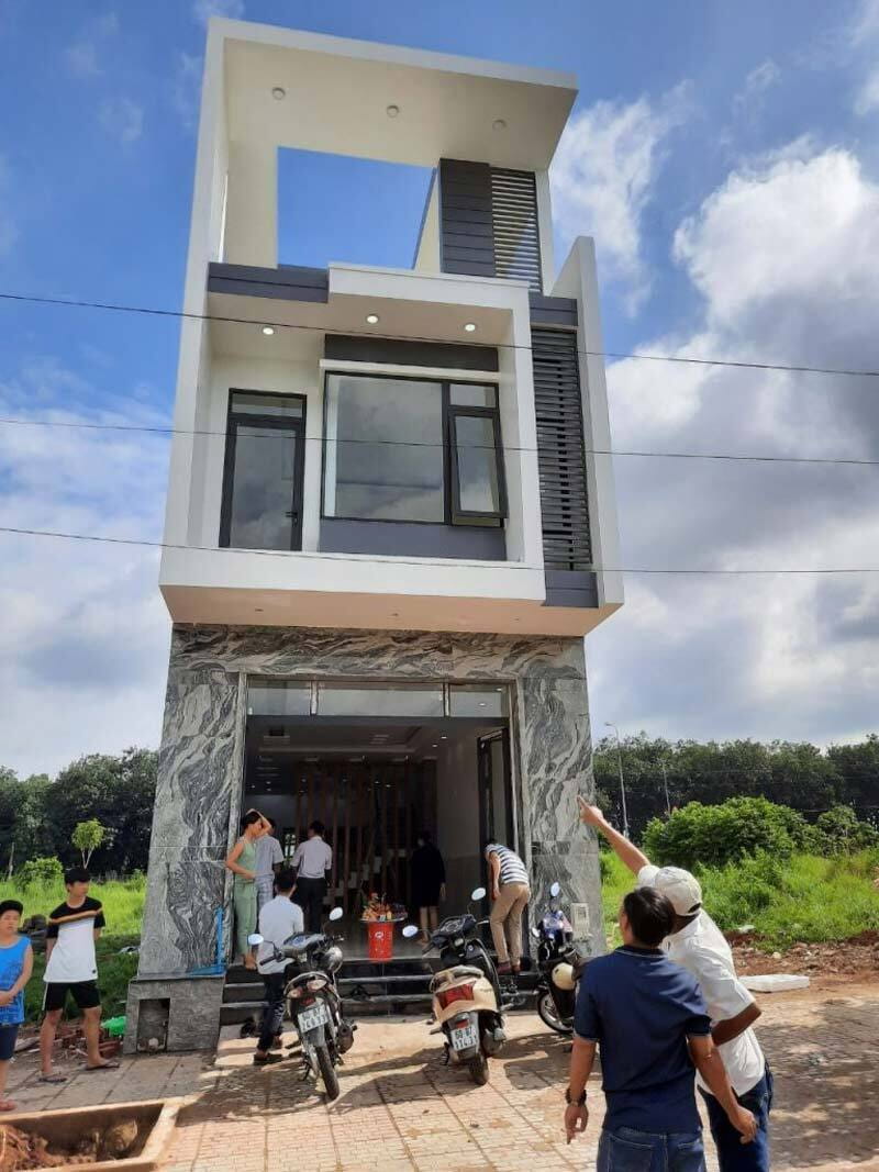Công trình nhà ở đã hoàn thiện tại xã Tân Phú Thạnh