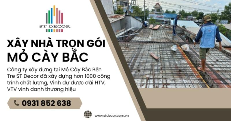 Bảng báo giá xây nhà trọn gói Mỏ Cày Bắc chi tiết và dễ hiểu