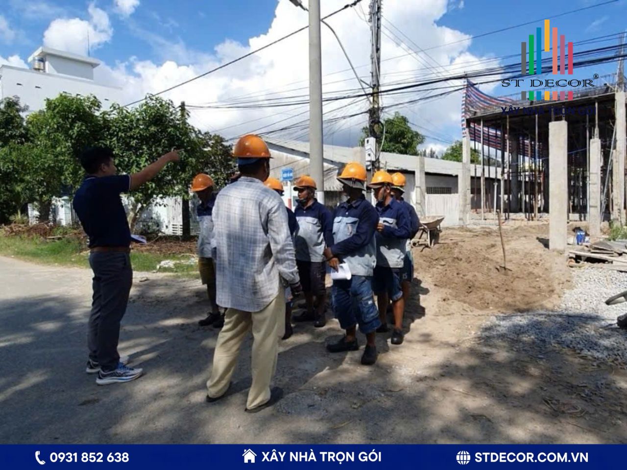 Thời gian và tiến độ thi công xây nhà trọn gói tại Phú Tân năm 2026