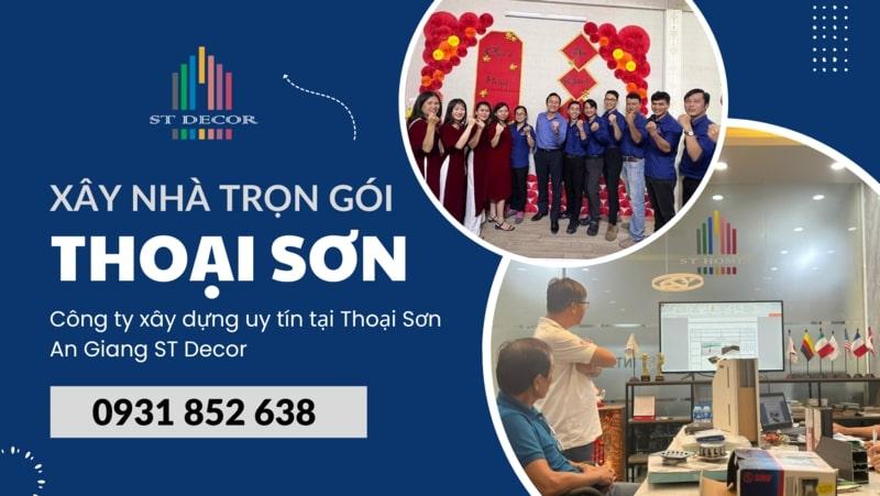 Dịch vụ xây nhà trọn gói Thoại Sơn chất lượng, giá tốt tại ST DECOR