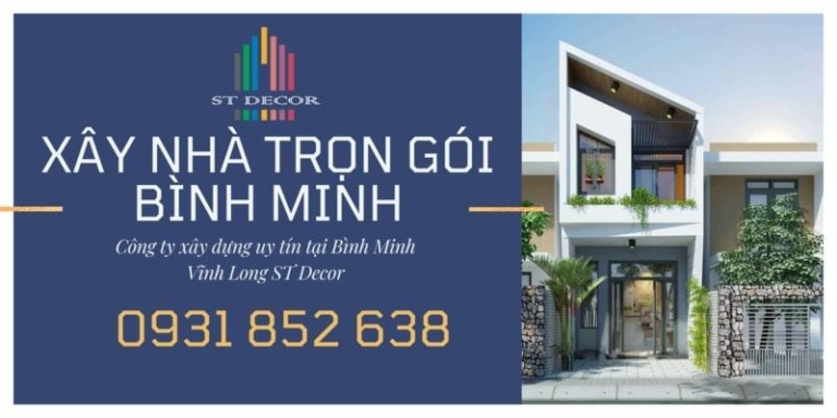 Bảng báo giá xây nhà trọn gói Bình Minh chi tiết nhất 2026
