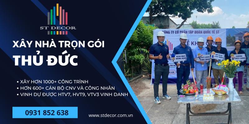 Bảng giá xây nhà trọn gói Thủ Đức chi tiết nhất năm 2026