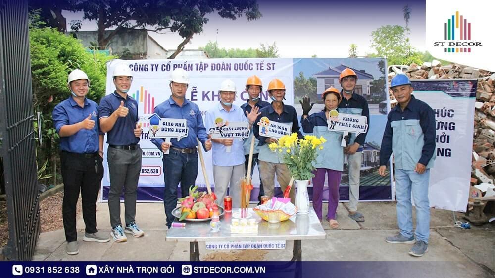 Lễ khởi công đánh dấu khởi đầu cho một tổ ấm mới