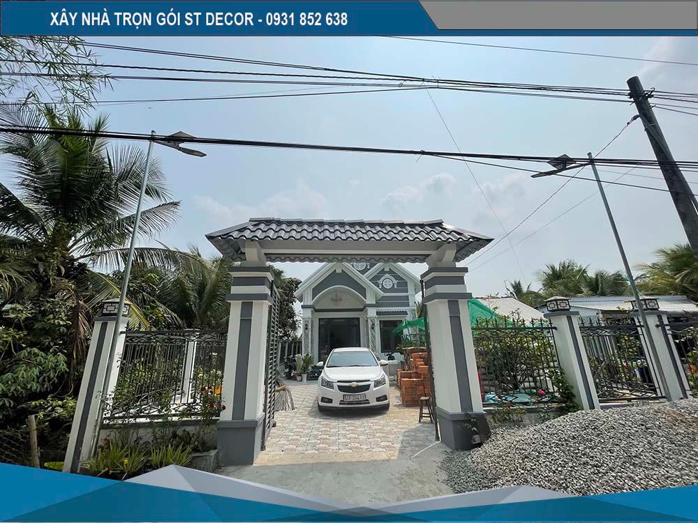 Thiết kế cổng mái Thái