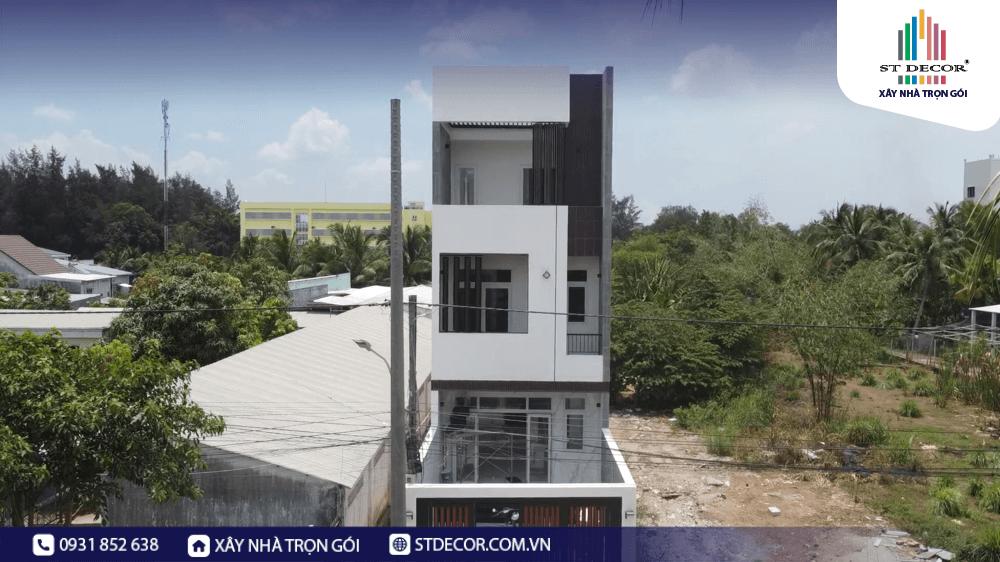 Công Trình Xây Nhà 1 Trệt 2 Lầu Tại Trà Vinh Trọn Gói | CĐT: Anh Tuấn