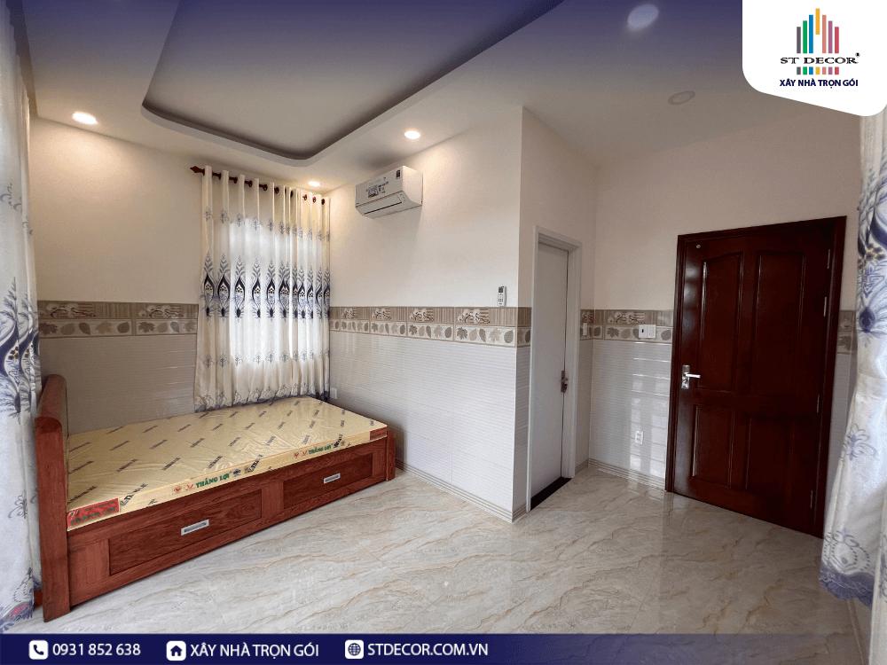 Thiết kế phòng ngủ 2 xây nhà 1 trệt 2 lầu tại Tây Ninh