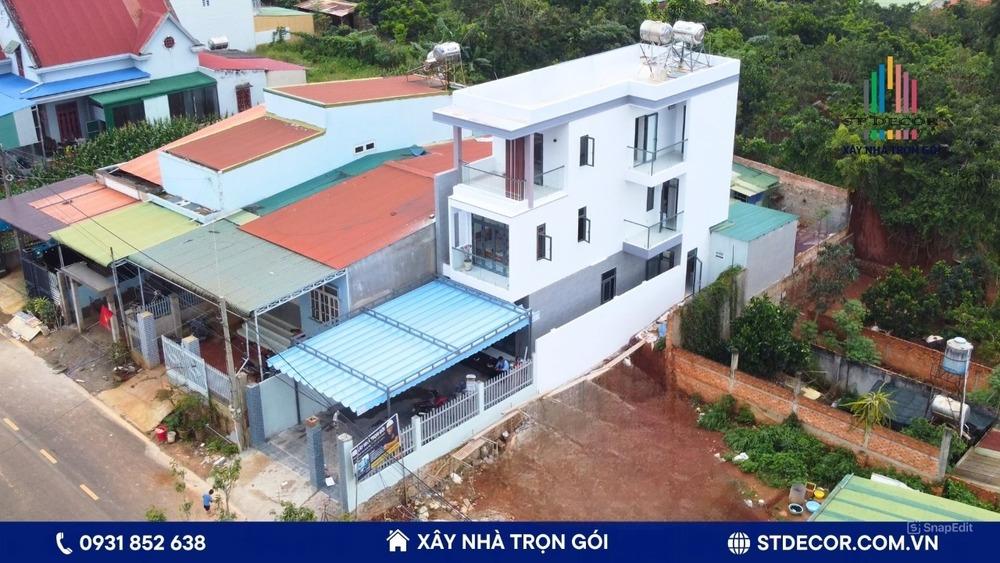 Công Trình Xây Nhà 1 Trệt 2 Lầu Tại Lâm Đồng Trọn Gói | CĐT: Anh Phương
