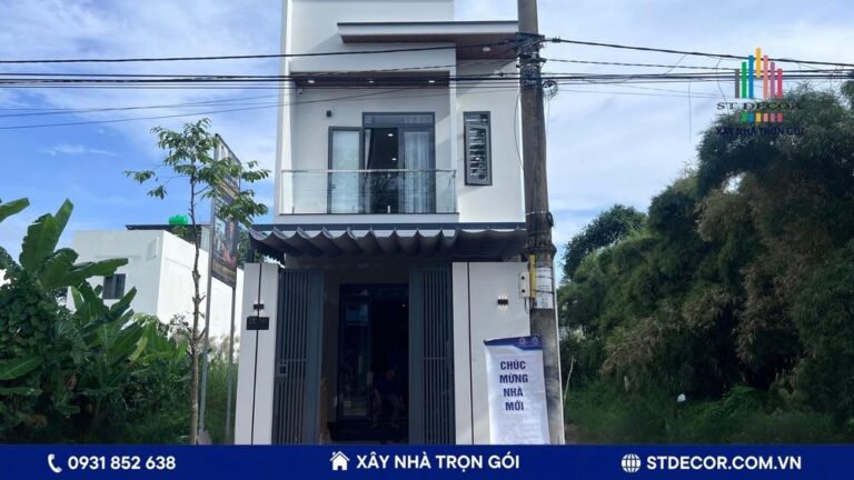 Công Trình Xây Nhà 1 Trệt 1 Lầu Tại Sóc Trăng Trọn Gói | CĐT: Anh Phương