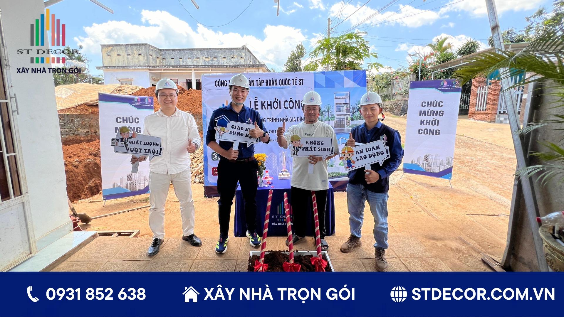 Quy trình xây nhà trọn gói Vĩnh Châu tiêu chuẩn tại ST DECOR