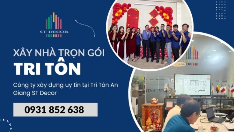 Bảng giá xây nhà trọn gói Tri Tôn cập nhật mới nhất 2026