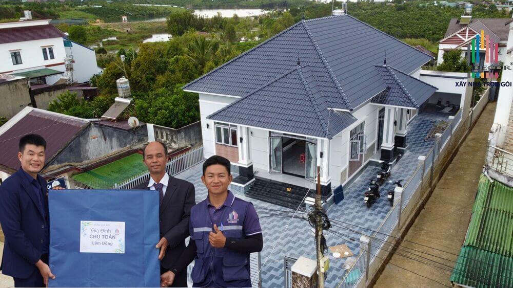 Công Trình Xây Nhà Mái Nhật Trọn Gói Tại Lâm Đồng 160m2 | Chủ đầu tư: Chú Toản