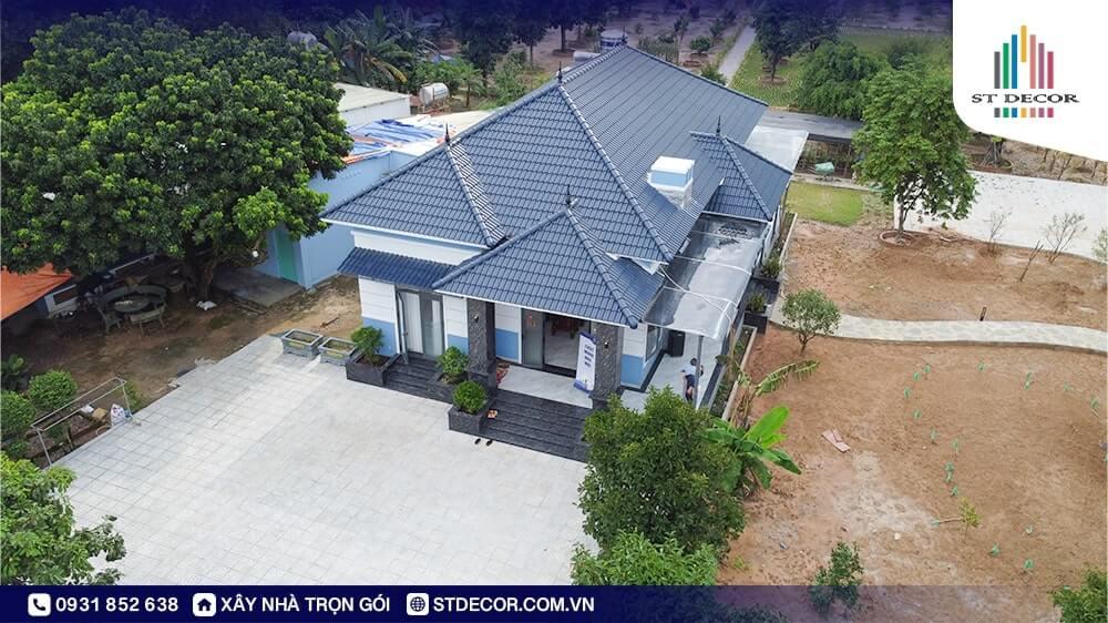 Công trình nhà cấp 4 tại Bạc Liêu với thiết kế hiện đại, không gian thoáng đãng