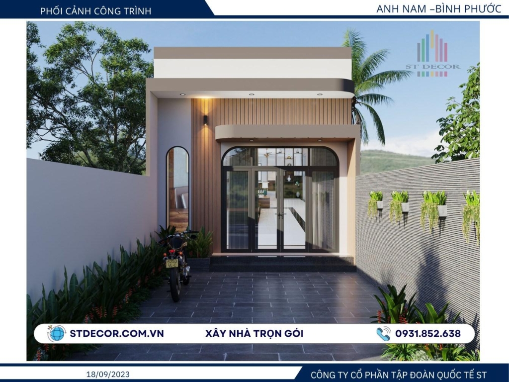 Báo giá thi công xây nhà trọn gói Bình Phước chi tiết 2026