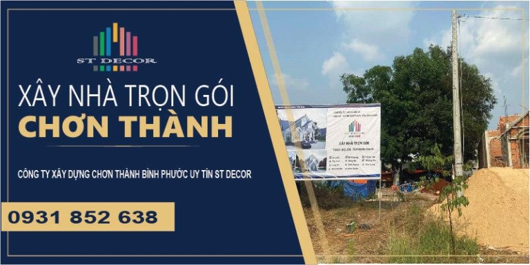 Báo giá xây nhà trọn gói Chơn Thành mới nhất hiện nay