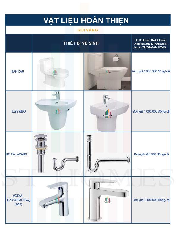 Vật tư nhà tắm, nhà vệ sinh trong xây dựng nhà trọn gói Đồng Nai