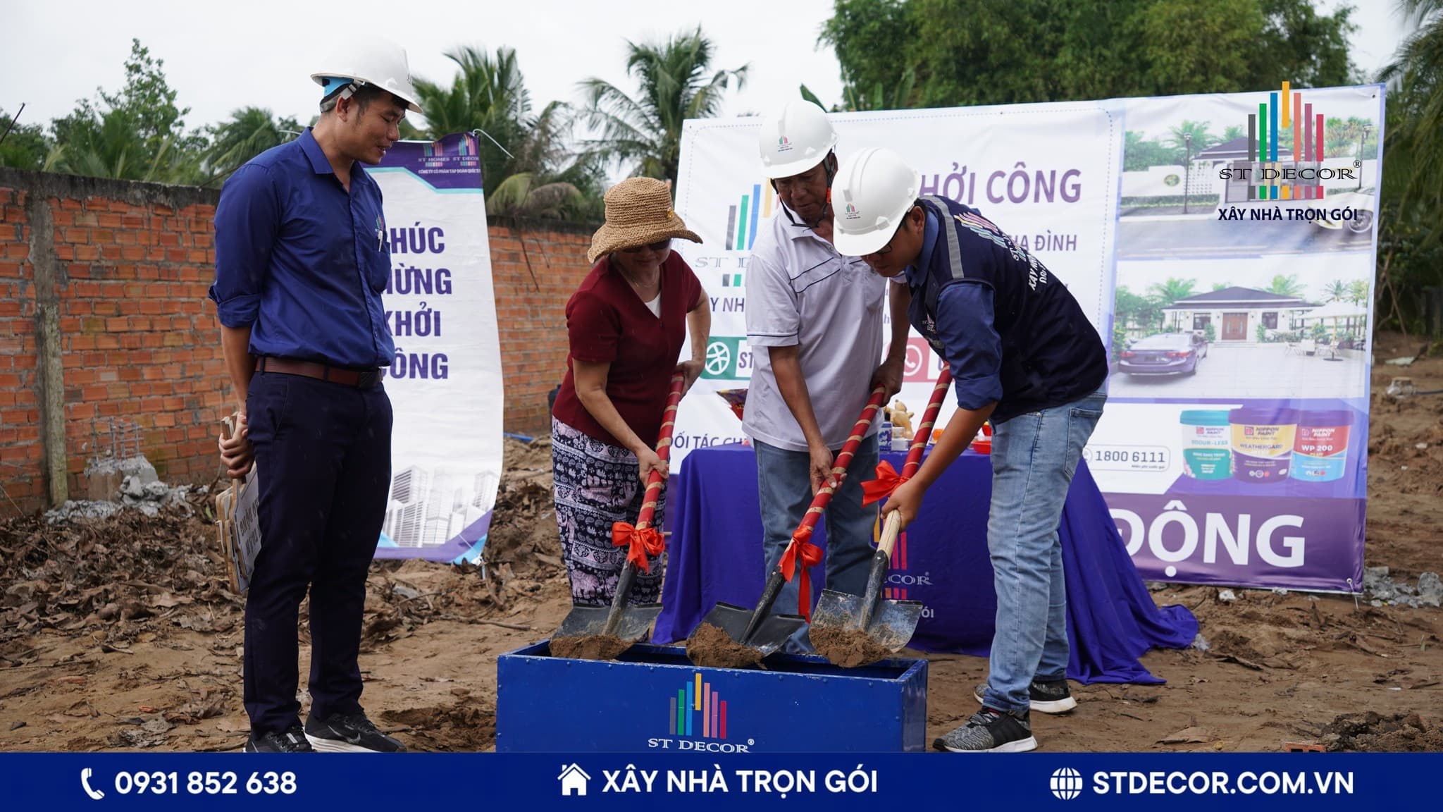 Khởi công dự án xây nhà trọn gói Hòa Thành của ST DECOR năm 2026