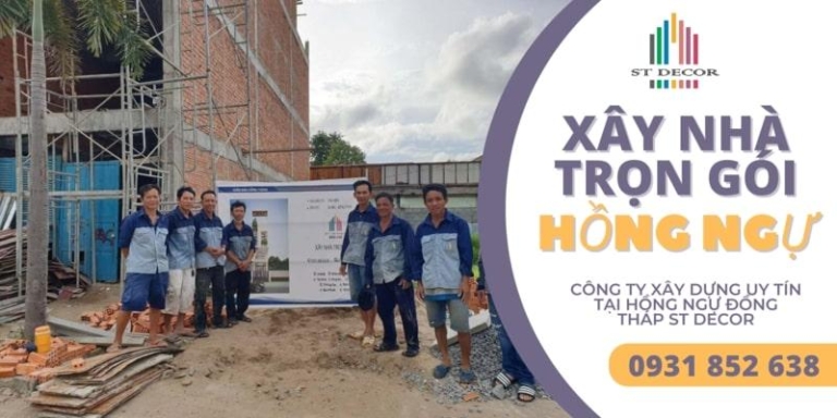 Cập nhật giá xây nhà trọn gói Hồng Ngự chính xác nhất 2026