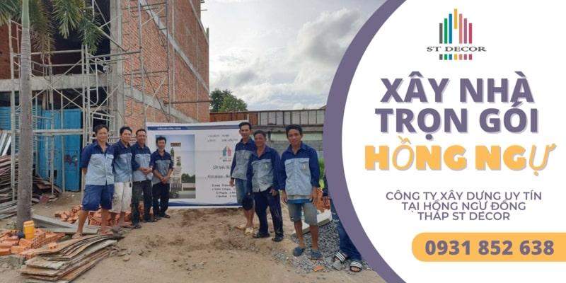 Cập nhật giá xây nhà trọn gói Hồng Ngự chính xác nhất 2026