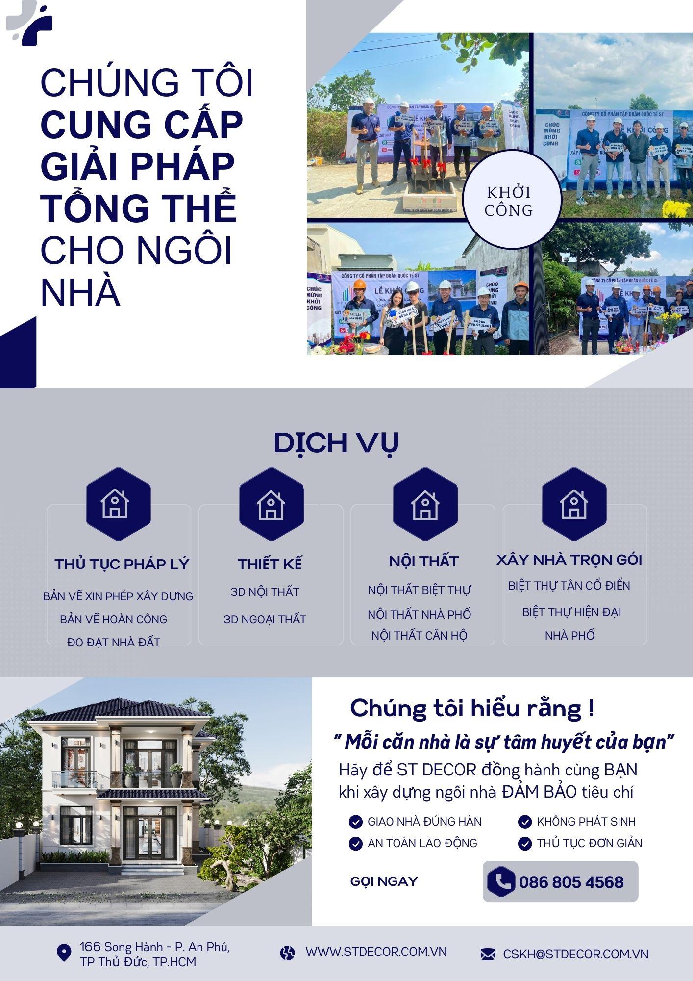 ST DECOR là nhà thầu xây dựng Kiên Giang tốt nhất