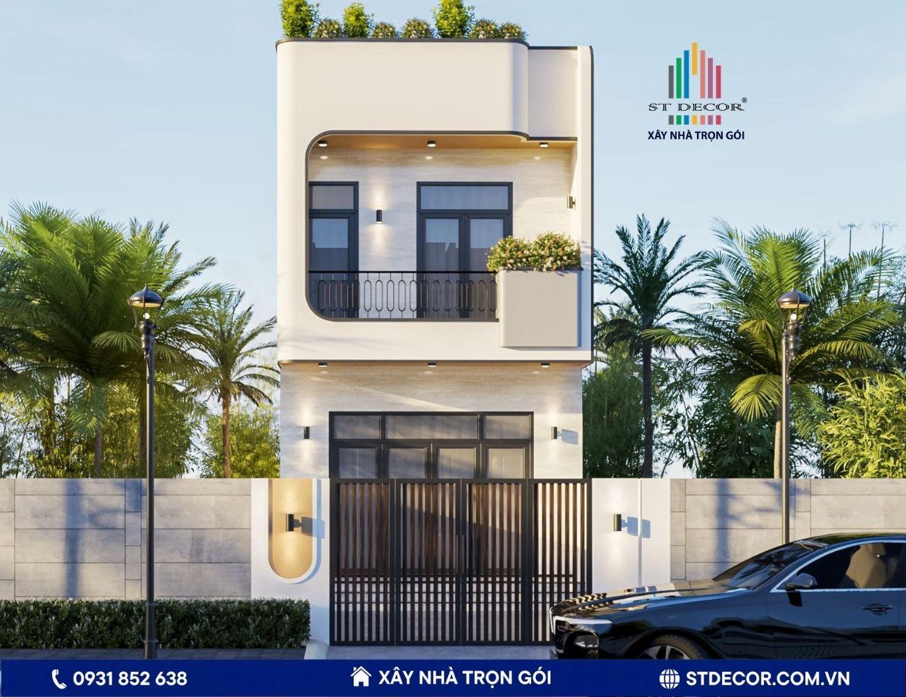 Công trình xây nhà phố tại Kiên Giang do ST DECOR thực hiện