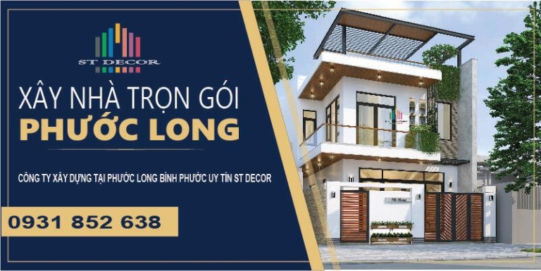 Đơn giá xây nhà trọn gói Phước Long theo từng loại hình công trình