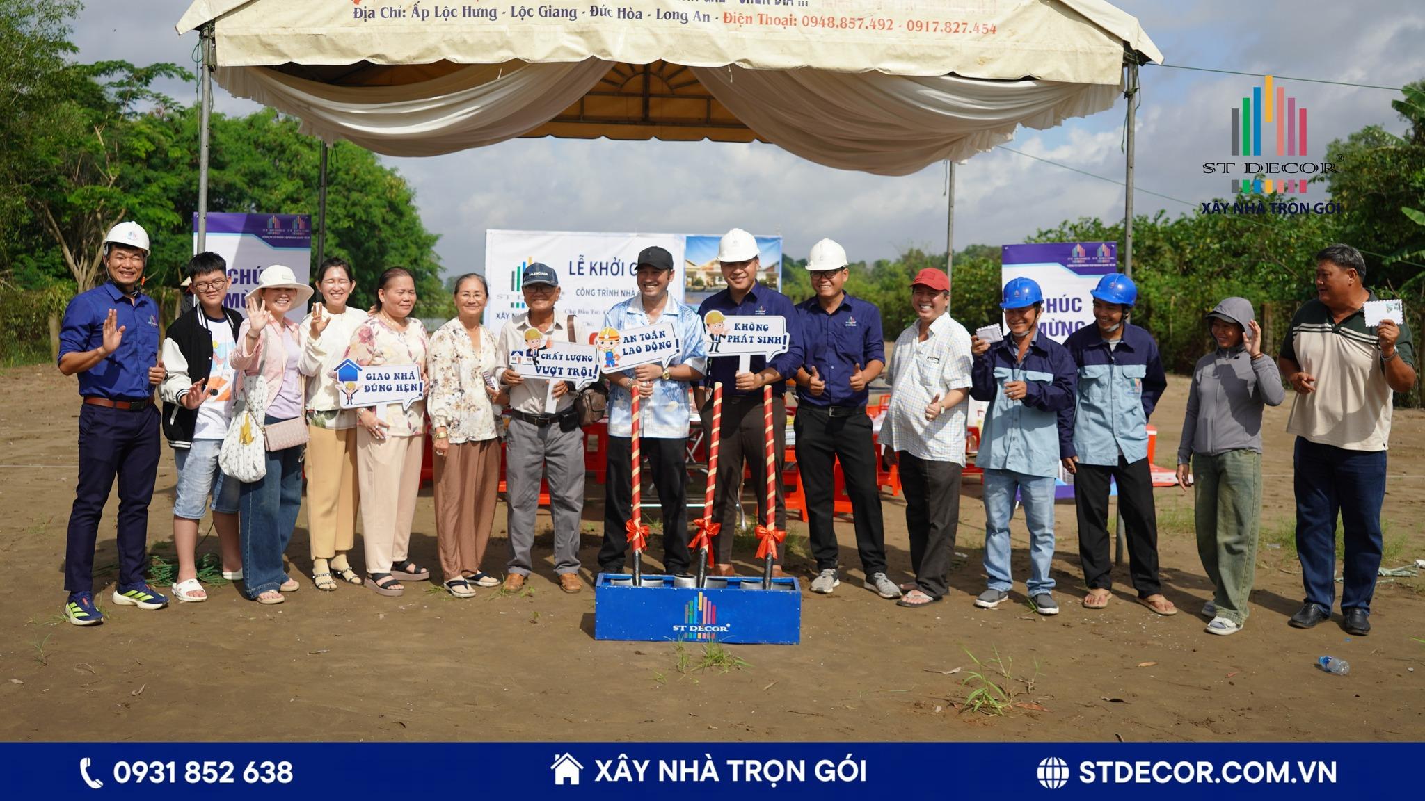 ST DECOR - Nhà thầu xây nhà trọn gói tại Thủ Thừa uy tín hàng đầu