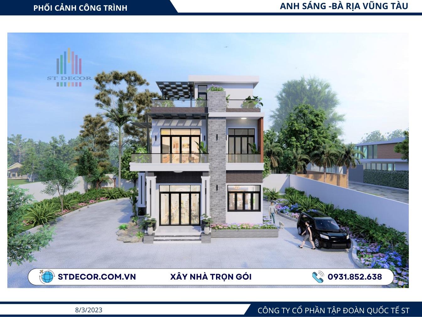 Quy trình xây nhà Vũng Tàu trọn gói tại ST DECOR
