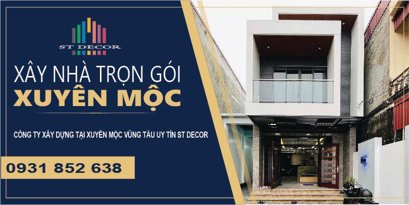 Báo giá xây nhà trọn gói Xuyên Mộc mới nhất năm 2026