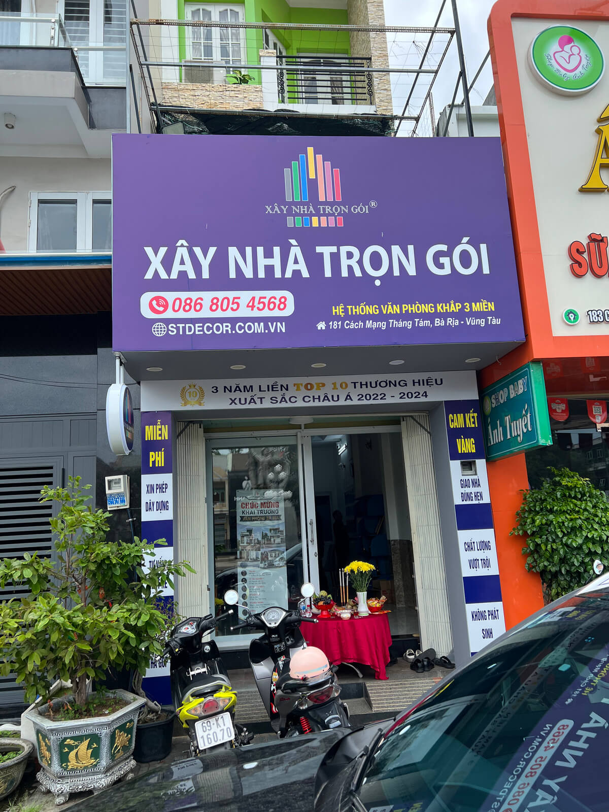 ST DECOR sở hữu chi nhánh xây nhà trọn gói Đất Đỏ Vũng Tàu tại: 181 Cách Mạng Tháng Tám, Bà Rịa - Vũng Tàu